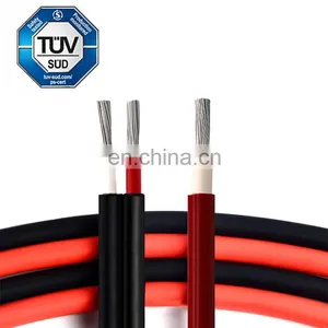 High Quality Multicore Battery 10 AWG 6mm2 Solar Cable Red or Black PV Cable Wire XLPE Jacket thumbnail-2