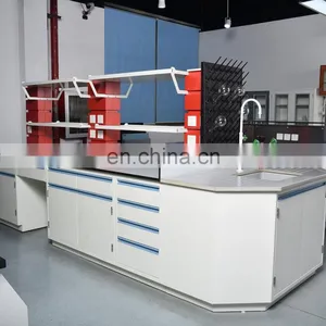 Manufacturer Hot Sale Lab Furniture Steel Laboratory Work Bench Table Price thumbnail-1