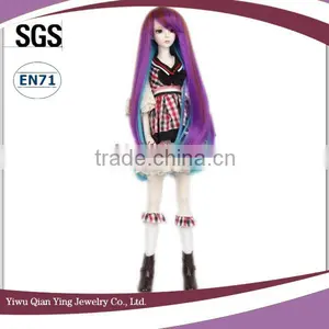 Wholesale Mixed Color Long Straight Beauty 1/3 Bjd Doll Wigs thumbnail-4