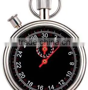 Stainless Mechanical Stopwatch, Stainless Stop Watch With Different Designs thumbnail-1