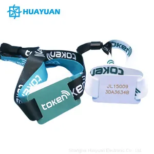 Event Management Bracelet RFID Transponder NFC Fabric Wristbands thumbnail-1