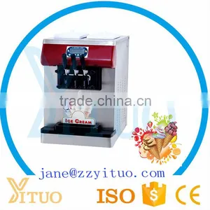 3 Flavor Soft Ice Cream Machine Ice Cream Maker thumbnail-1