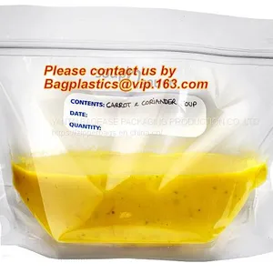 Soup Bags, Soup Pouch, FDA Food Storage Freezer Bags Reclosable k in Color Box, Double Seal k Aluminium Foil Packing Corn Bio Bag thumbnail-1