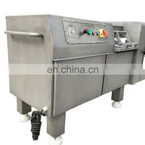 High Speed Mutton Beef Block Dicing Cutter Frozen Poultry Meat Cube Cutting Machine thumbnail-1