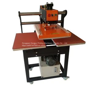 Up-slip Hydraulic Double-station Ironing Machine Hydraulic Heat Transfer Ironing Machine Up-slip T-shirt Printing Machine thumbnail-5