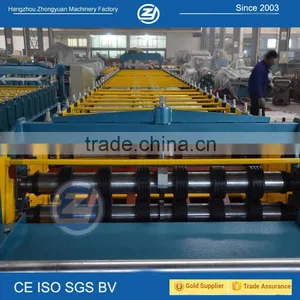 CE/SGS Certificated Galvanized Coils Floor Decking Forming Machine thumbnail-2