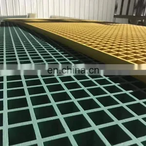 Dark Gray Frp Fiberglass Plate Grating Anti Slip Composite Plate GRP Type Grid Floor thumbnail-4