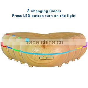 200ml Wood Grain Essential Oil Diffuser for Aromatherapy Mini Ultrasonic Cool Mist Aroma Supersonic Humidifier AN-0429 thumbnail-4