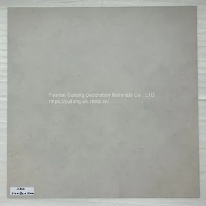 Ground Transformation 2mm Sheet Rubber Square Stone Plastic Floor Tile Foshan Wholesale Gray Cement Pattern Waterproof PVC Floor thumbnail-3