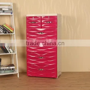 Whosesale Fashion 4-ALYER Plastic Clother Storage Drawer With Two Locks thumbnail-2