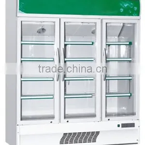 Superior Quality Upright Transparent Door Fridge for Beverage Display thumbnail-1