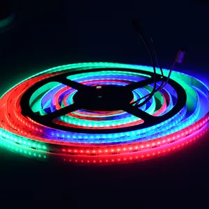 High Density 5m Dc5v Digital Rgb Colorful Flexible Cob Led Strip1008leds/m Addressable Rgb ic COB Led Light Strip thumbnail-5