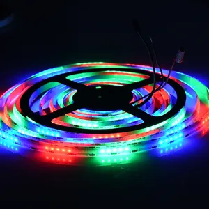 High Density 5m Dc5v Digital Rgb Colorful Flexible Cob Led Strip1008leds/m Addressable Rgb ic COB Led Light Strip thumbnail-4