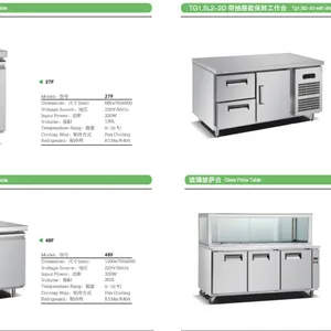 Commercial Fresh-Keeping Table With Refrigerated Side Dishes Display Cabinet thumbnail-4