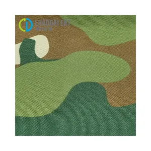 Sustainable Woven Plain 150D/3*10S Camouflage Printing 100%Ocean RPET Recycled Polyester Canvas Fabric for Bags & Shoes thumbnail-5
