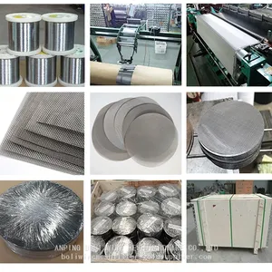 Stainless-Steel-Wire-Mesh-Round-Filter-Disc-Metal-Mesh-Screen-Filter-Disk-Black-Wire-Cloth-Weave-Fil