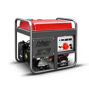 10KW Single Cylinder Three Phase 380V Open Gasoline Generator With Rato Engine and Senci Alternator thumbnail-1