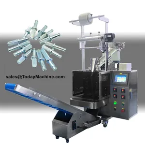 Automatic Bolt Nuts Nails Fasteners Screw Vibrating Plate Counting Sealing Packing Machine thumbnail-4
