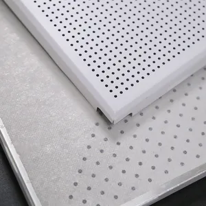 China Factory Lightweight Perforated Metal Suspended Ceil Lay-in Aluminum Ceiling Panel Hospital thumbnail-3