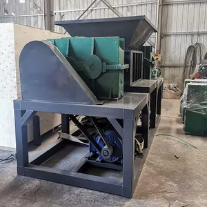 Double Shaft Shredder Recycling Industrial Waste Plastic Film Hard Plastic Shredder thumbnail-4