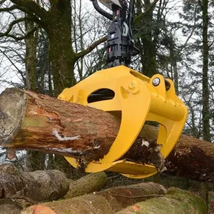 Steel Hydraulic Rotating Bucket - Excavator Attachment With Precise Control for Waste Management thumbnail-4