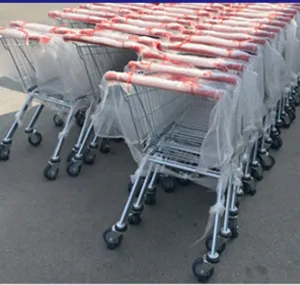 Zinc Powder Coating Supermarket Trolley thumbnail-3