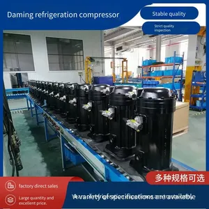 Kuborun 15 hp 4yg-15.2 Refrigeration Unit for Quick-frozen Seafood Cold Storage, Small-scale Quick-frozen Seafood Equipment thumbnail-3