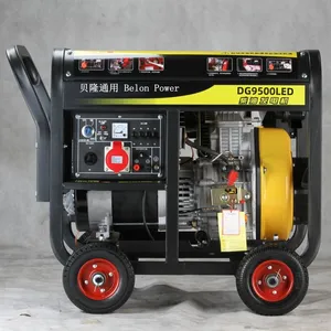 6.5KW Three Phase 380V Open Frame Diesel Generator | 195F Engine | 100% Copper Alternator thumbnail-3