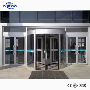 High Quality Customized Two Wings Automatic Revolving Door thumbnail-1