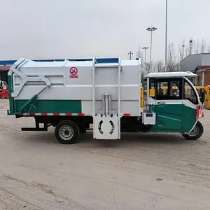 Property Electric Three - Wheeled 7 - Cubic - Meter Self - Loading and Self - Unloading Vehicle, Large - Scale Compressed Garbage Bin - Hanging Vehicle With Simple Operation thumbnail-4