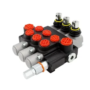 Hydraulic Multi-Way Directional Control Valve for Construction Machinery With Custom Handle thumbnail-1