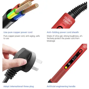 CXG E60s/E90s/E110s/E60wt/E90wt/E110wt Univeresal Voltage Digital Constant Temperature Soldering Iron thumbnail-4