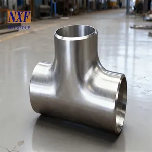NXF UNS N10276 2.4819/NiMo16Cr15W/C276 OD DN15-1200 Nickel Alloy Butt Welding Straight or Reducing Tee thumbnail-4