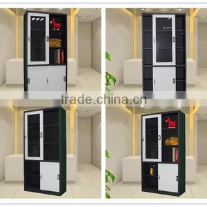 Cheap Wilson And Fisher Patio Furniture Black Back Painted Glass Wardrobe Folding Cupboard Wardrobe thumbnail-3