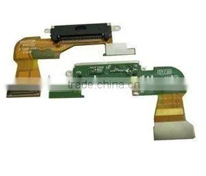Dock Connector Flex Cable for 3G Mobile Phone Parts , Black Color thumbnail-1