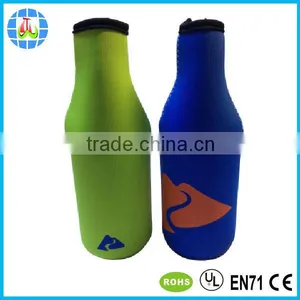 Green Neoprene Tube Can Cooler With Silk Screen Printing Logo thumbnail-4