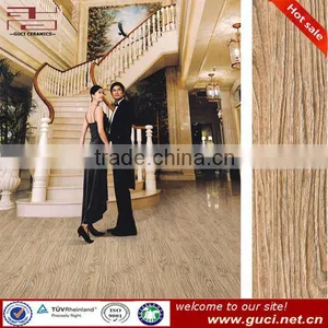 Light Colour Livingroom Wood Look Ceramic Tile thumbnail-1
