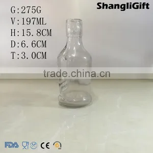200ml Glass Vinegar Bottle Swing Top With Handle thumbnail-3