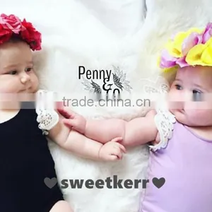 INS Fashion Children Summer Clothing Girl Lace Pure Cotton T-shirt Infant Baby Toddlers Tops thumbnail-4