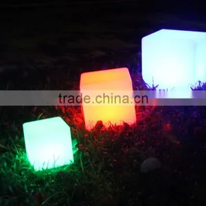 12"Solar LED Light Decotative Cube With Remote Control YXF-3030S thumbnail-5