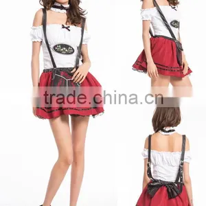 Walson Halloween Costumes Wholesale Oktoberfest German Beer Girl Wench Maid Halloween Fancy Dress COSTUME thumbnail-1