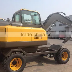 Poclain Excavator, Hyundai Excavator Parts, Used Mini Excavator,LG6100 Excavator, Walking Wheel Excavator, 10T Wheel Excavator thumbnail-1