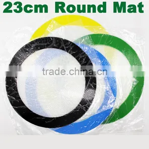 23 Diameter Silicone Bho Oil Mats Fda Slick Dab Jar Pads Silicone Rubber Pad for Dab Wax Concentrate Mats Silicon thumbnail-3