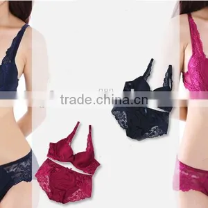 Hot Sell Sexy Girl Lace Push up Bra&brief Sets Underwear/lingerie/intimate thumbnail-1
