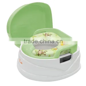 PM2398 4 in 1 Deluxe Soft Seat Potty Trainer and Stepstool - Seat With Handle thumbnail-2