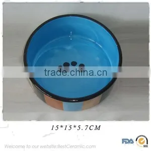 High Quality Factory Selling Cheap Cute Ceramic Pet Bowl thumbnail-1
