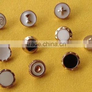 New Arrive Enamelled Metal Shank Button For Sweater Wear --- M1875 thumbnail-4