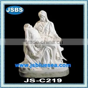 Outdoor Famous White Marble Pieta Statues thumbnail-1