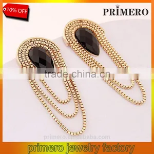 The New Bohemian Long High Temperament Tassel Exaggerated Earring Factory China thumbnail-1