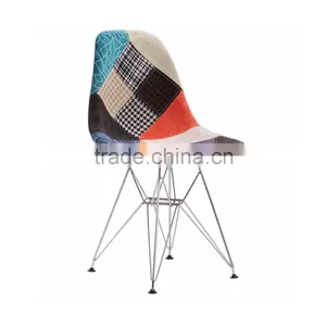 Fashional Living Room Emes Patchwork PP Frame DSR Eiffel Chair thumbnail-1